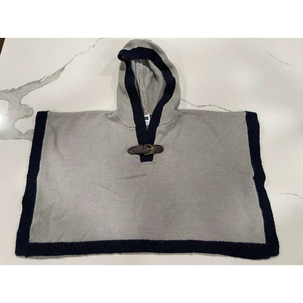 Janie‎ and Jack Hooded Sweater Cape 6-12 Mos AK102